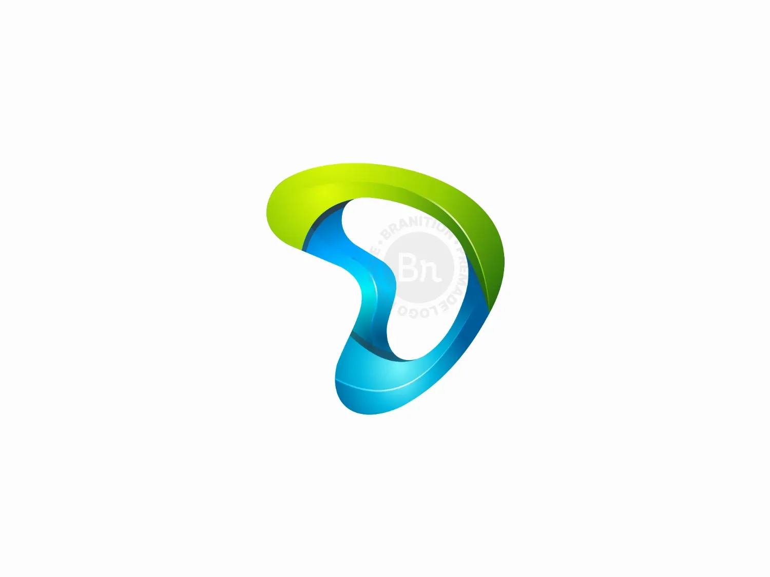 Modern 3D Tech Logo