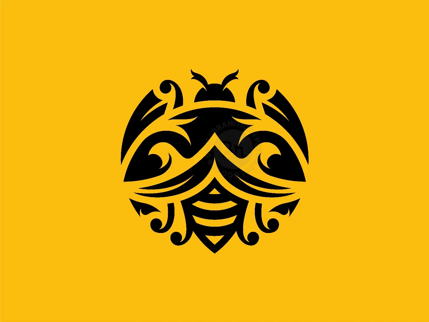 Bee Ornament Logo