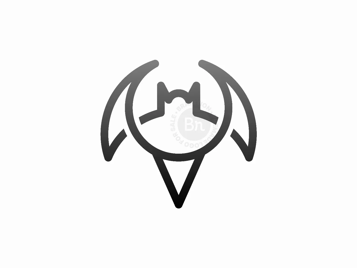 Bat Simple Modern Logo