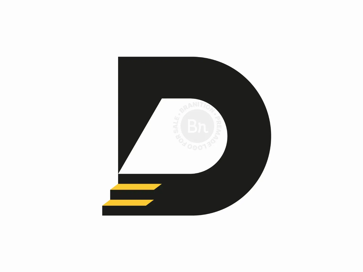 Letter DP Stair Logo