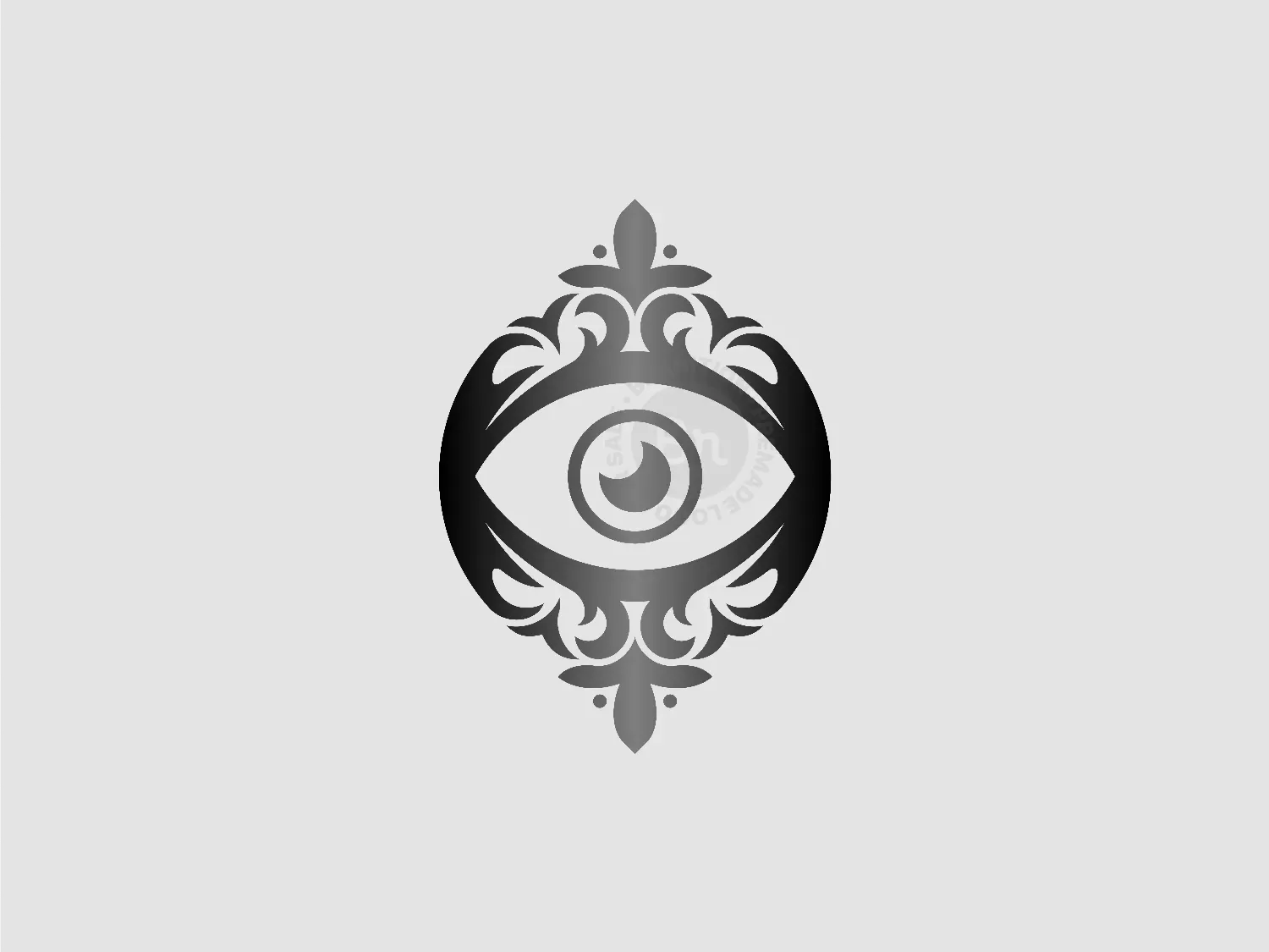 Eye Vision Ornament Logo