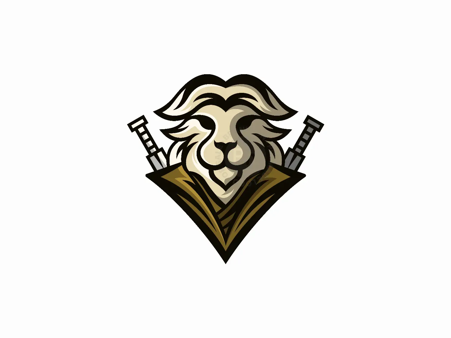 Lion Samurai Logo