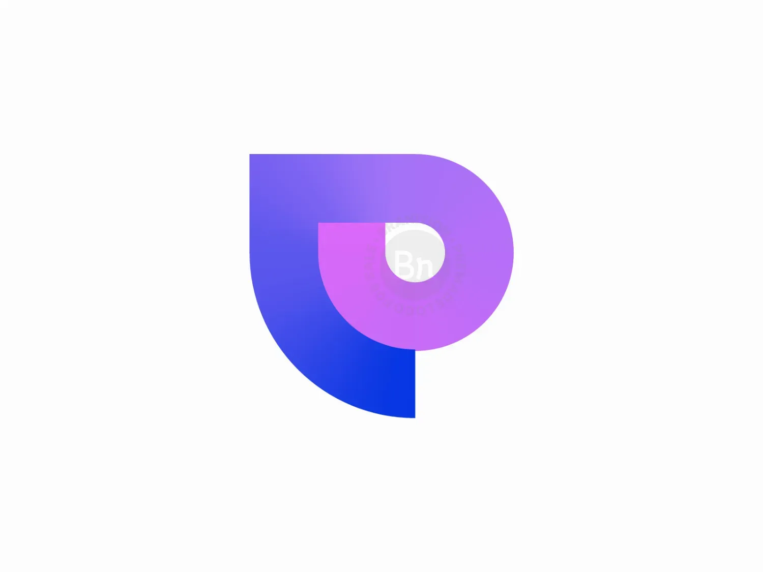 simple p logo logo 7