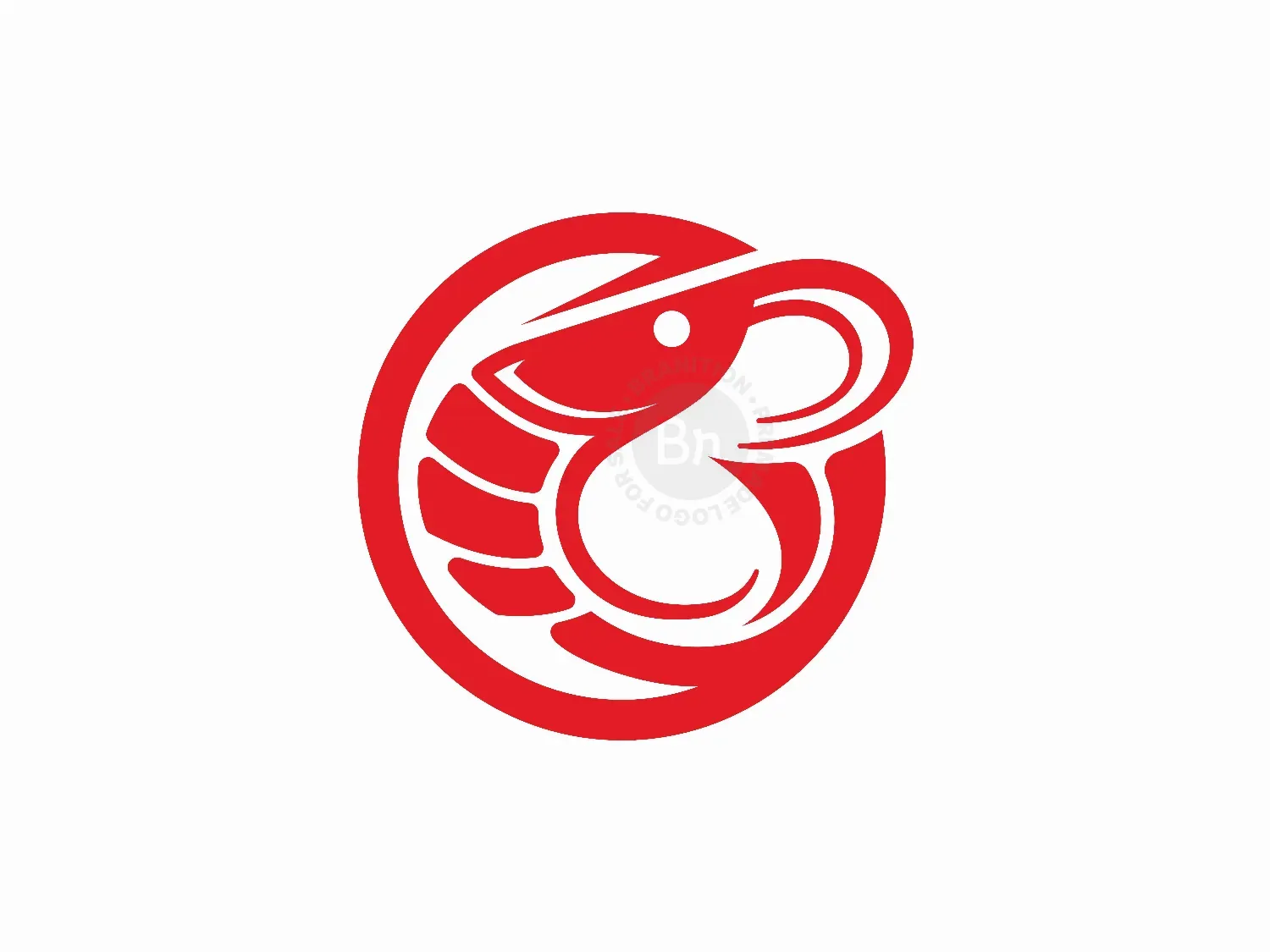 Shrimp Circle Logo