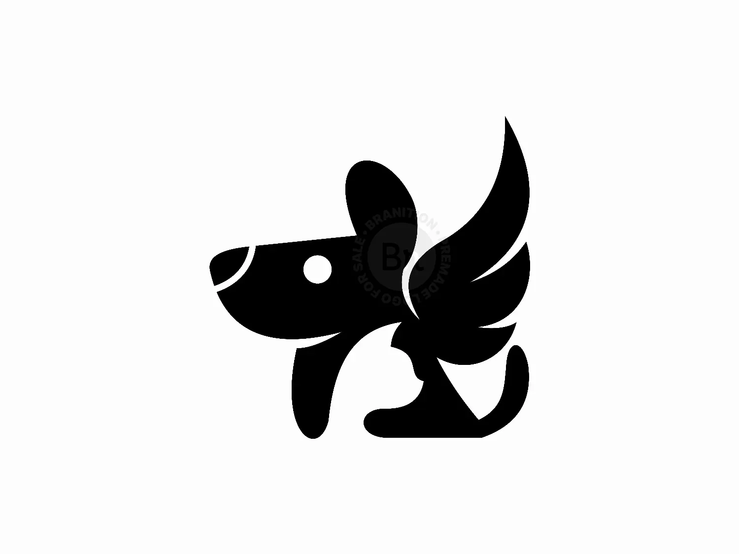 Dog Cat Wing Logo