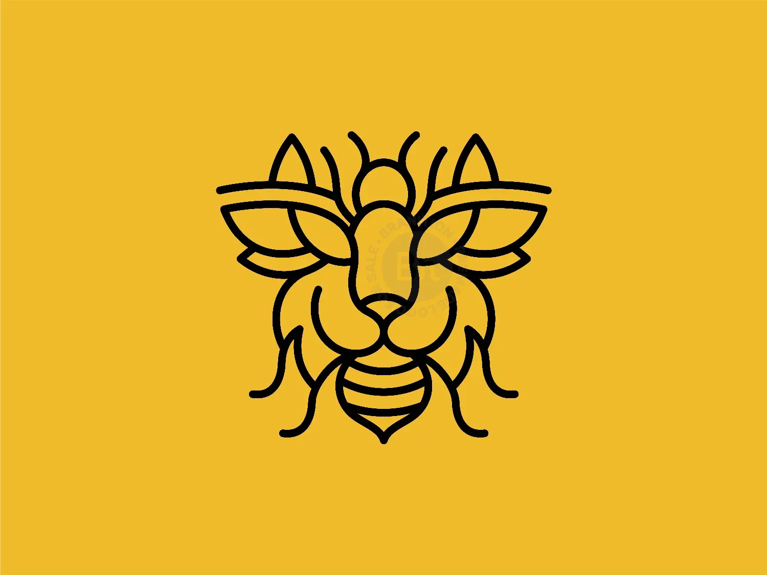 Lion Bee Logo