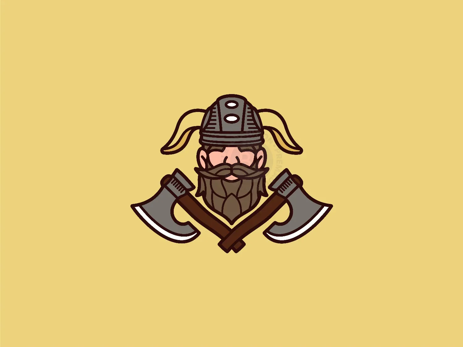 Viking Illustration Logo