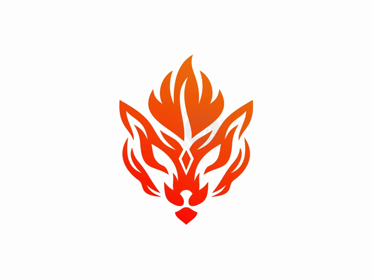 Cat Fire Logo