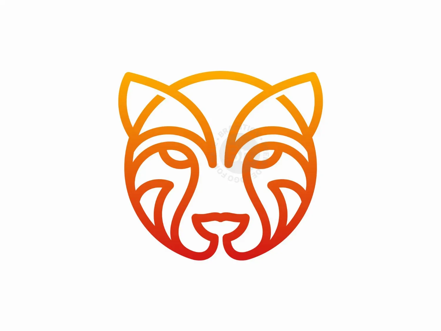 Head Cheetah Line Logo