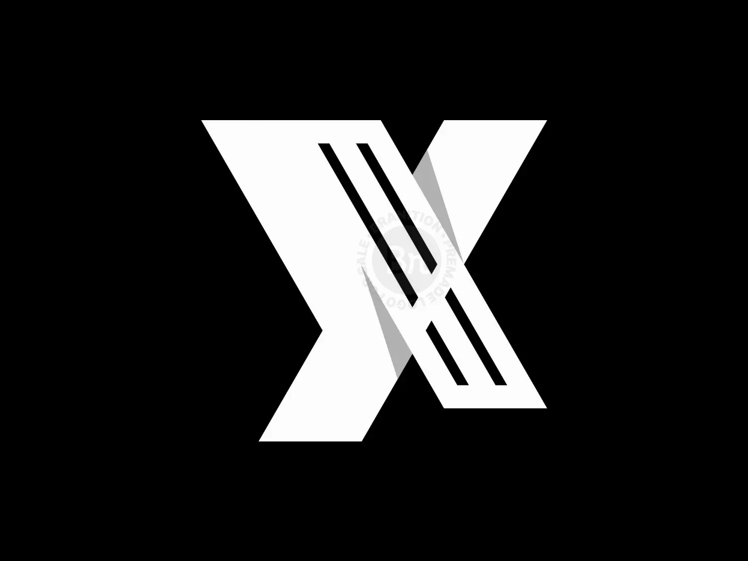 Letter YX Or XY Monogram Logo