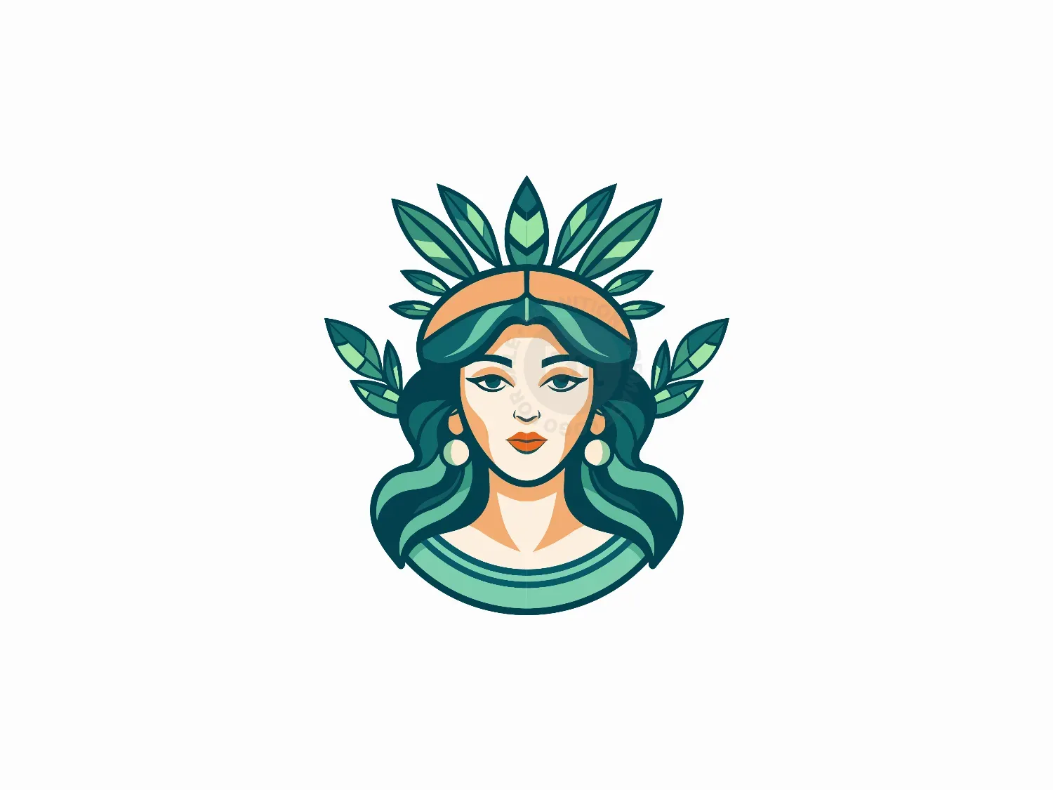 Empowered Aztec Women Logo Design