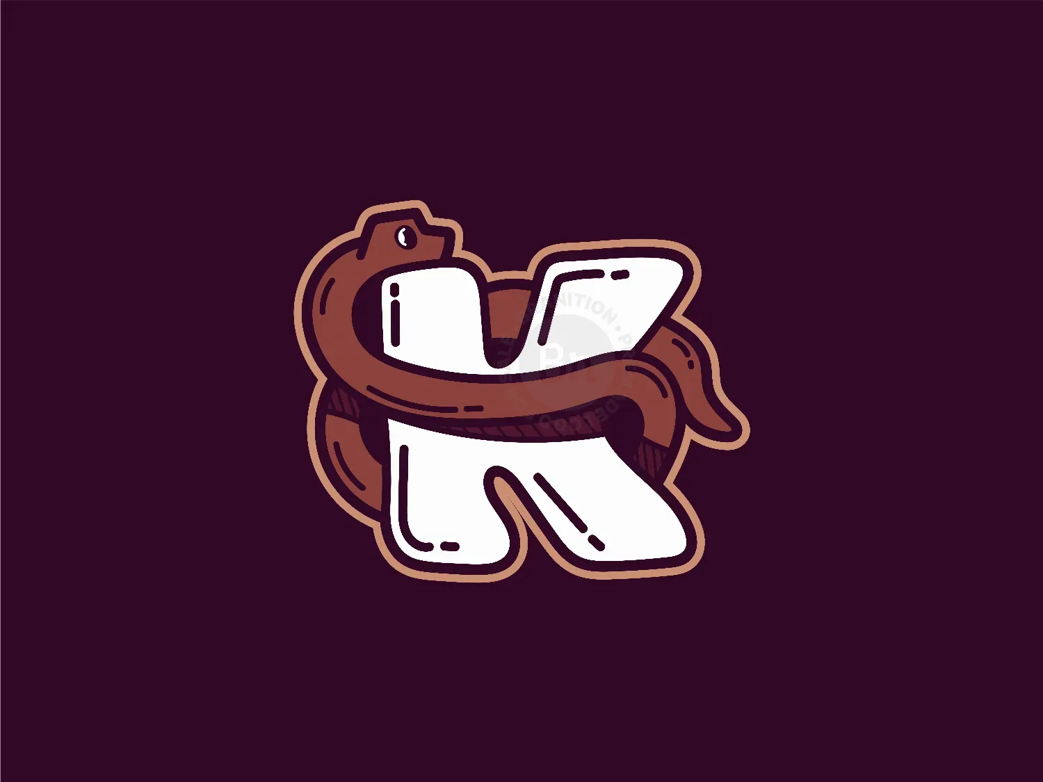 K Snake Logo