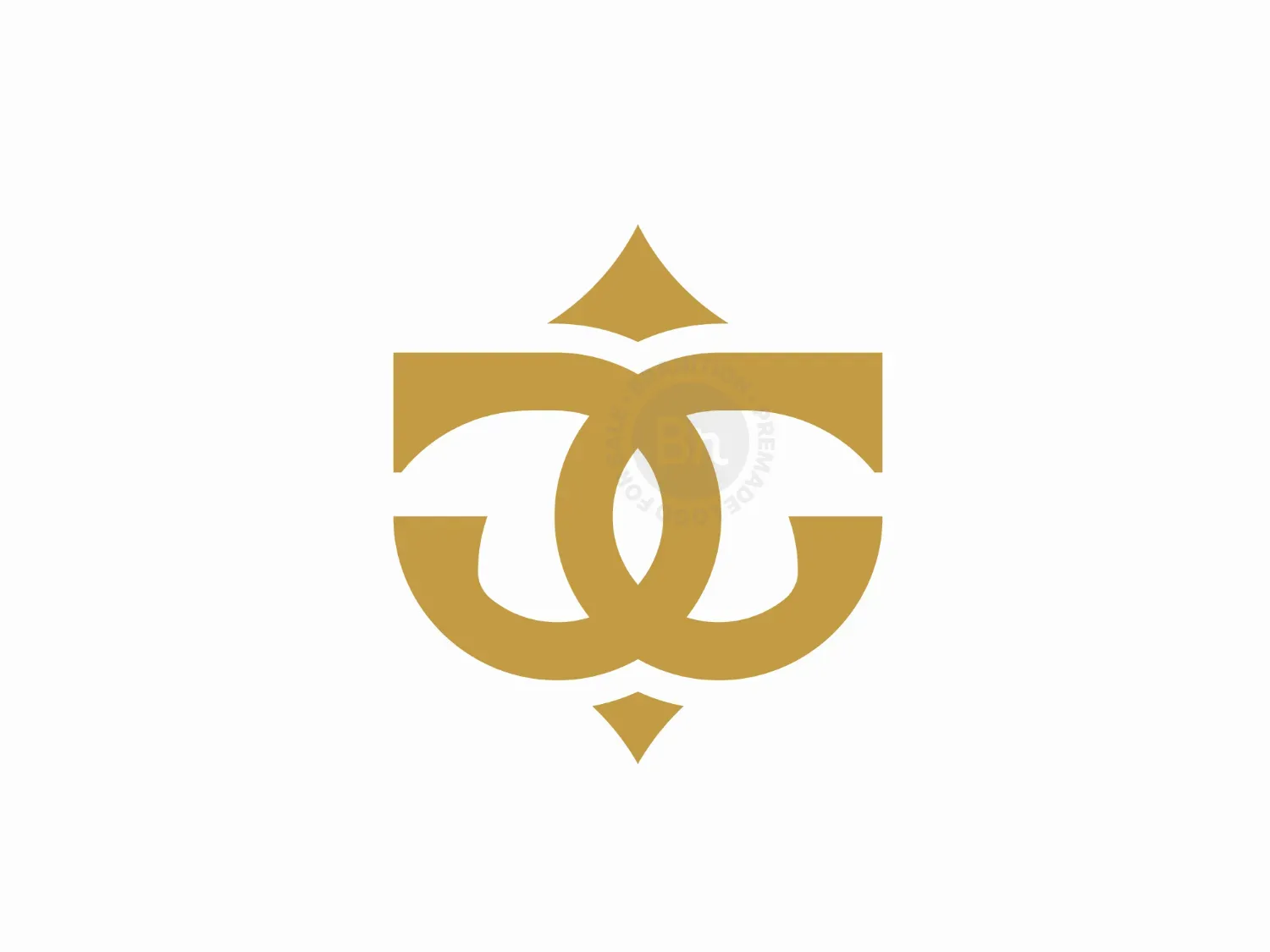 Letter CC Or CG Logo