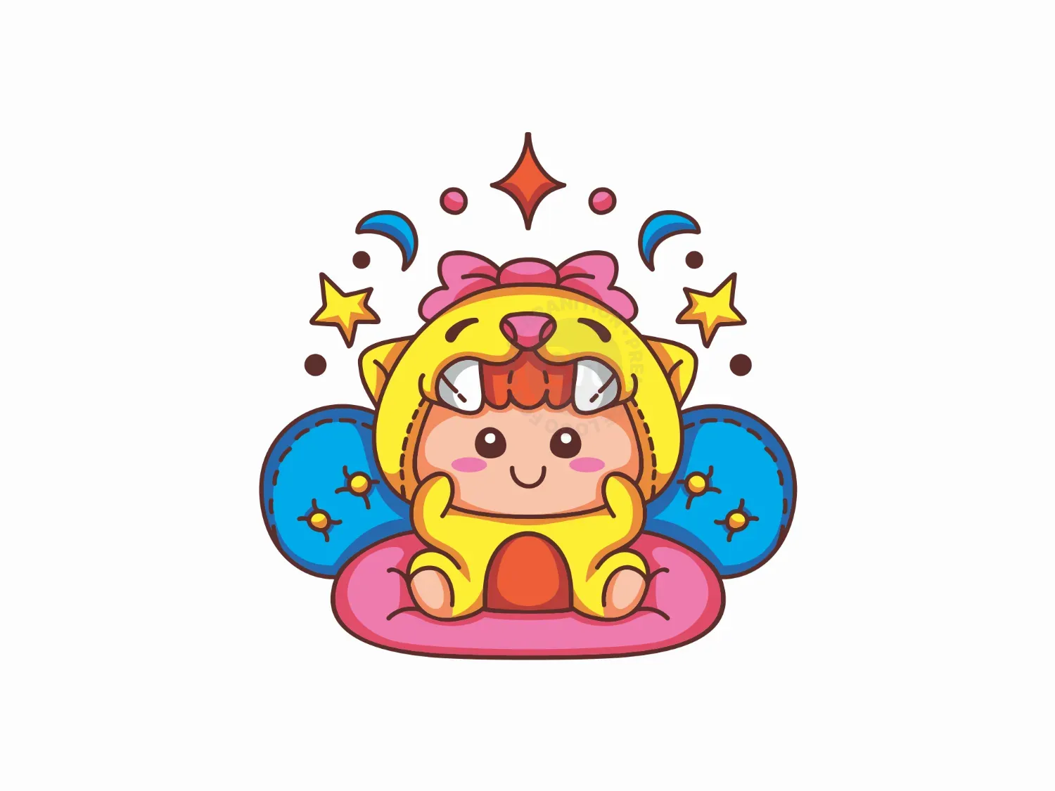 Baby Pillow Star Logo