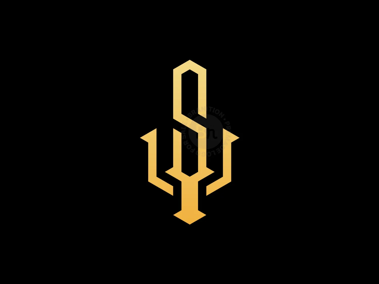 Sword Letter SW Logo