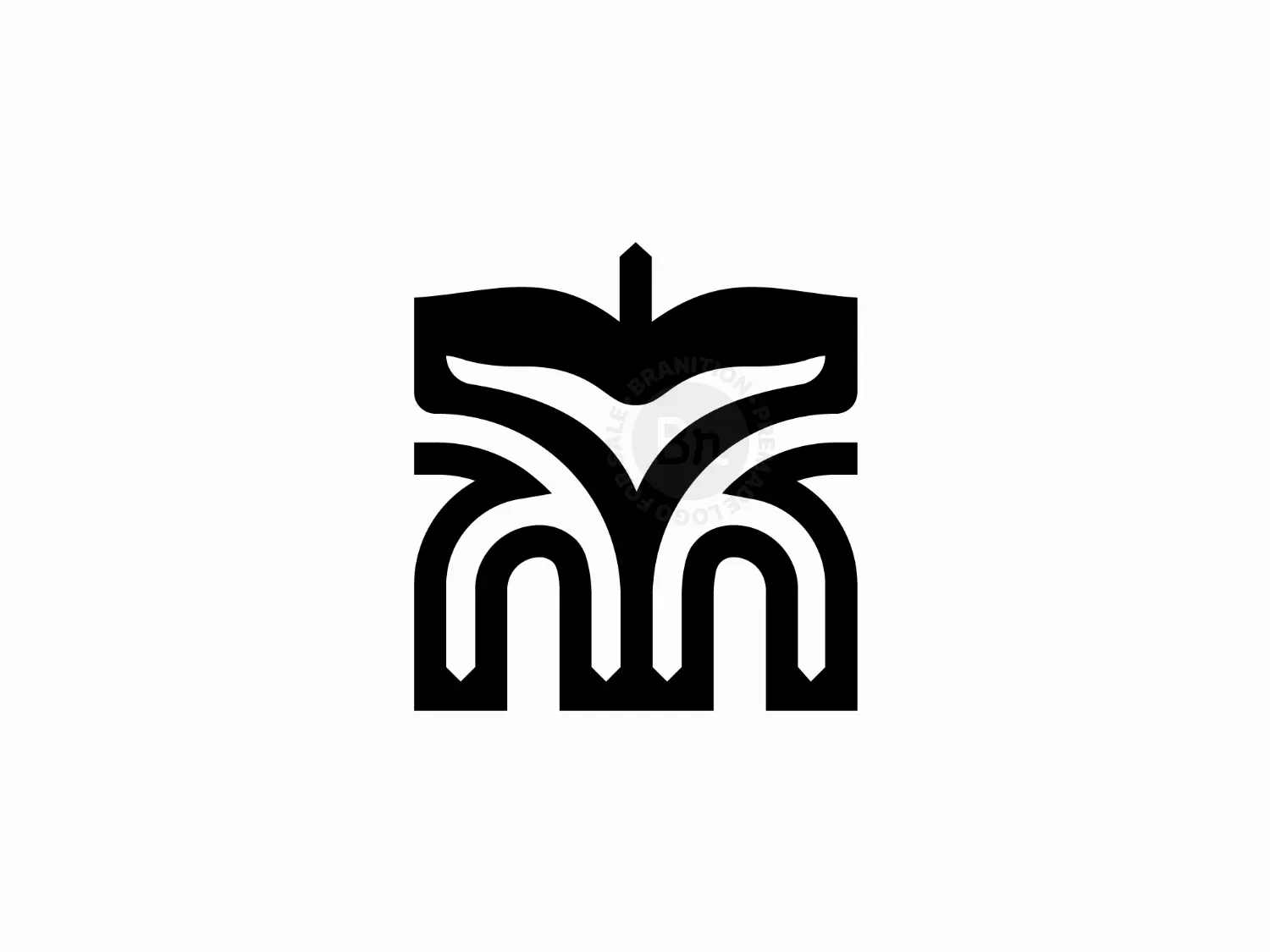 M Book Stand Logo