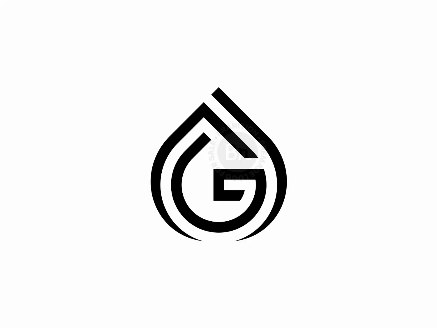 Letter G Drop Logo