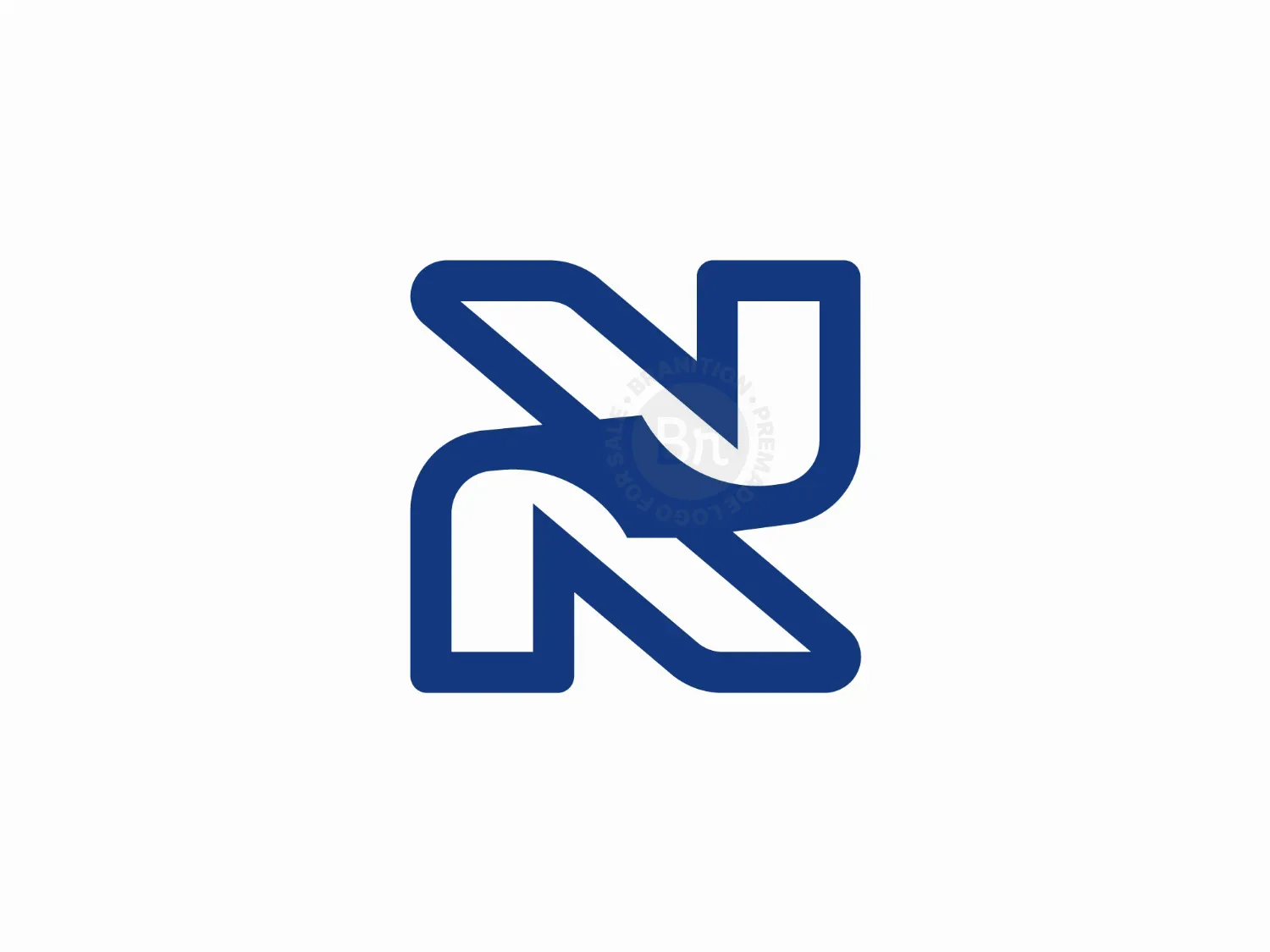 Modern Sn Or Ns Logo