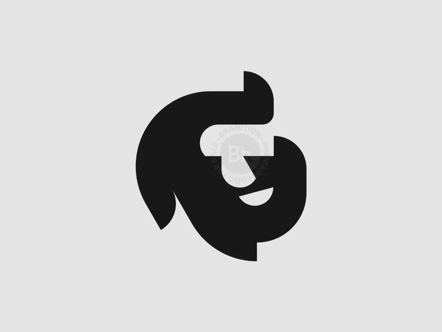 Simple Lion Head Logo