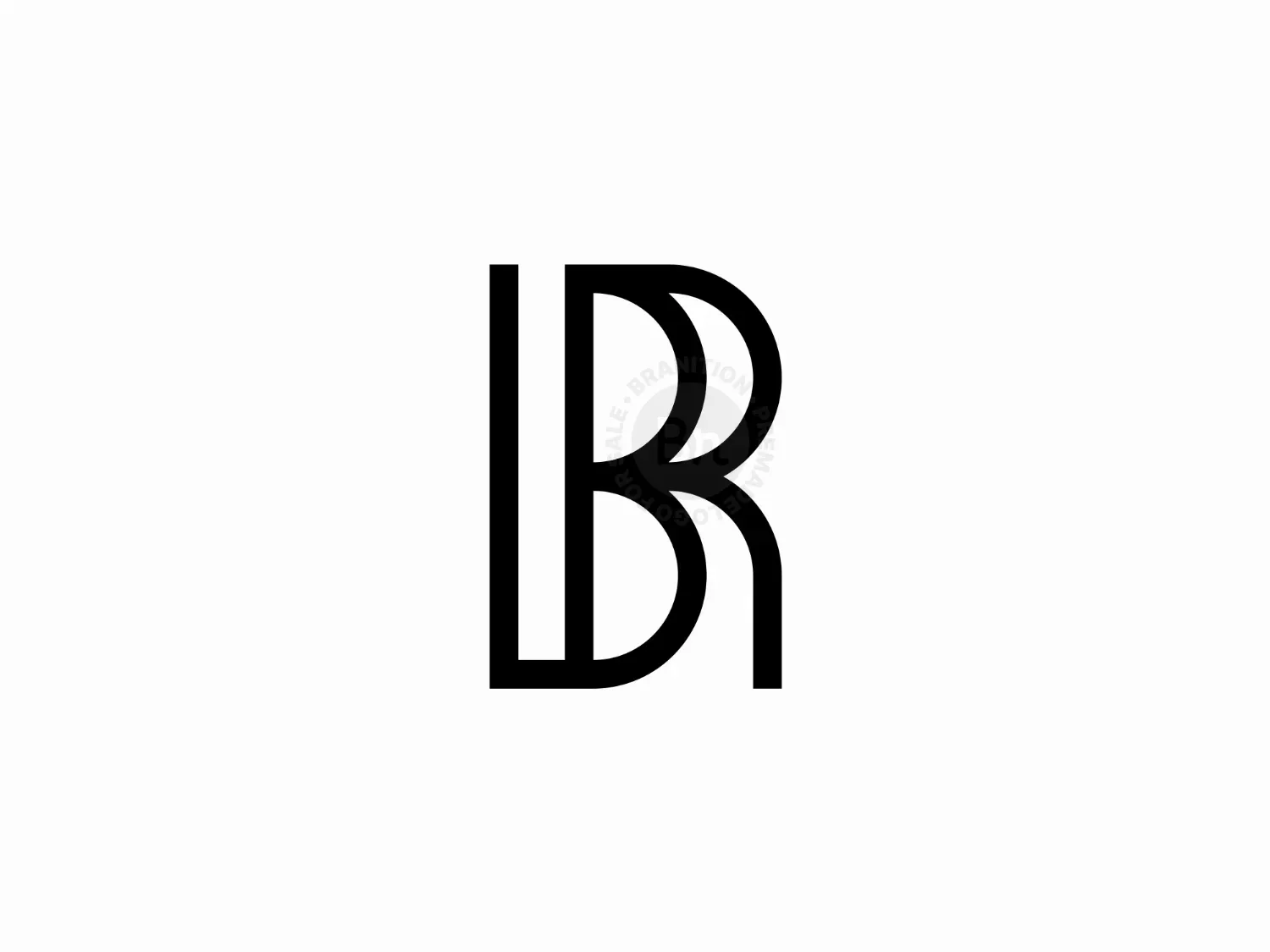 BR Letter Monogram Logo