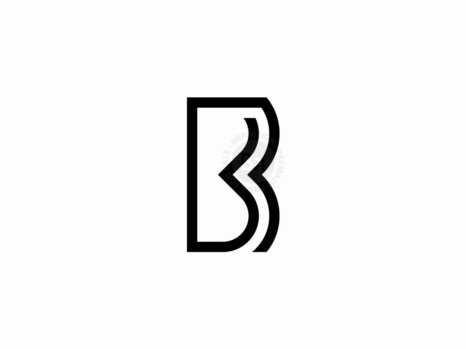 BR Letter Monogram Logo