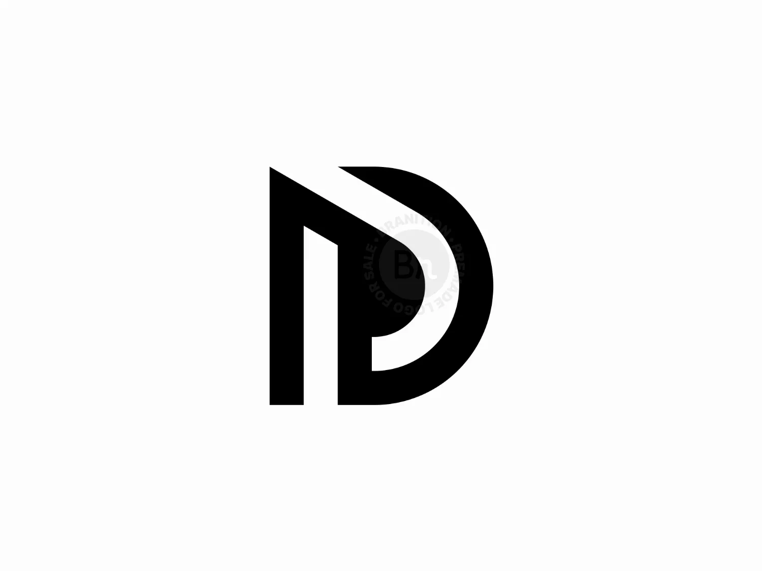 DP Letter Monogram Logo