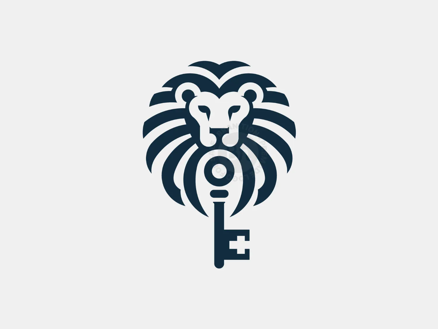 Lion Key Logo