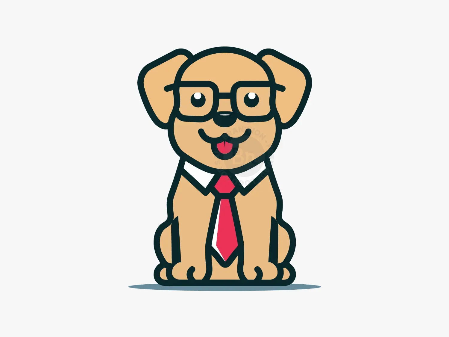 Dog Office Playful Logo