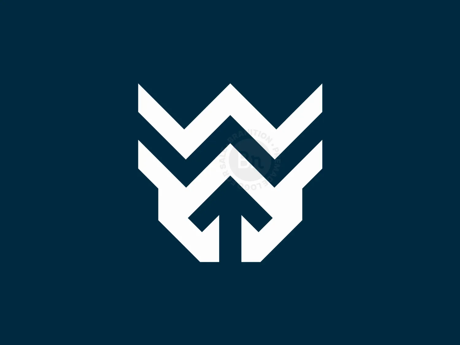 W Wolf Arrow Logo