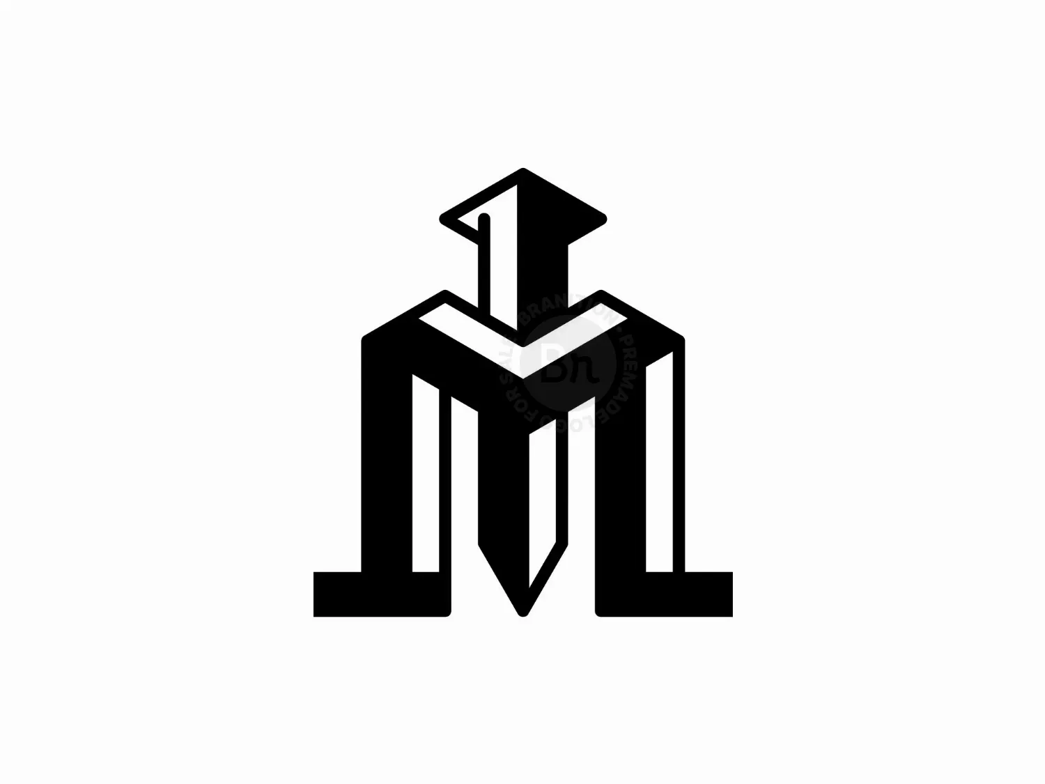 m simple logo 19