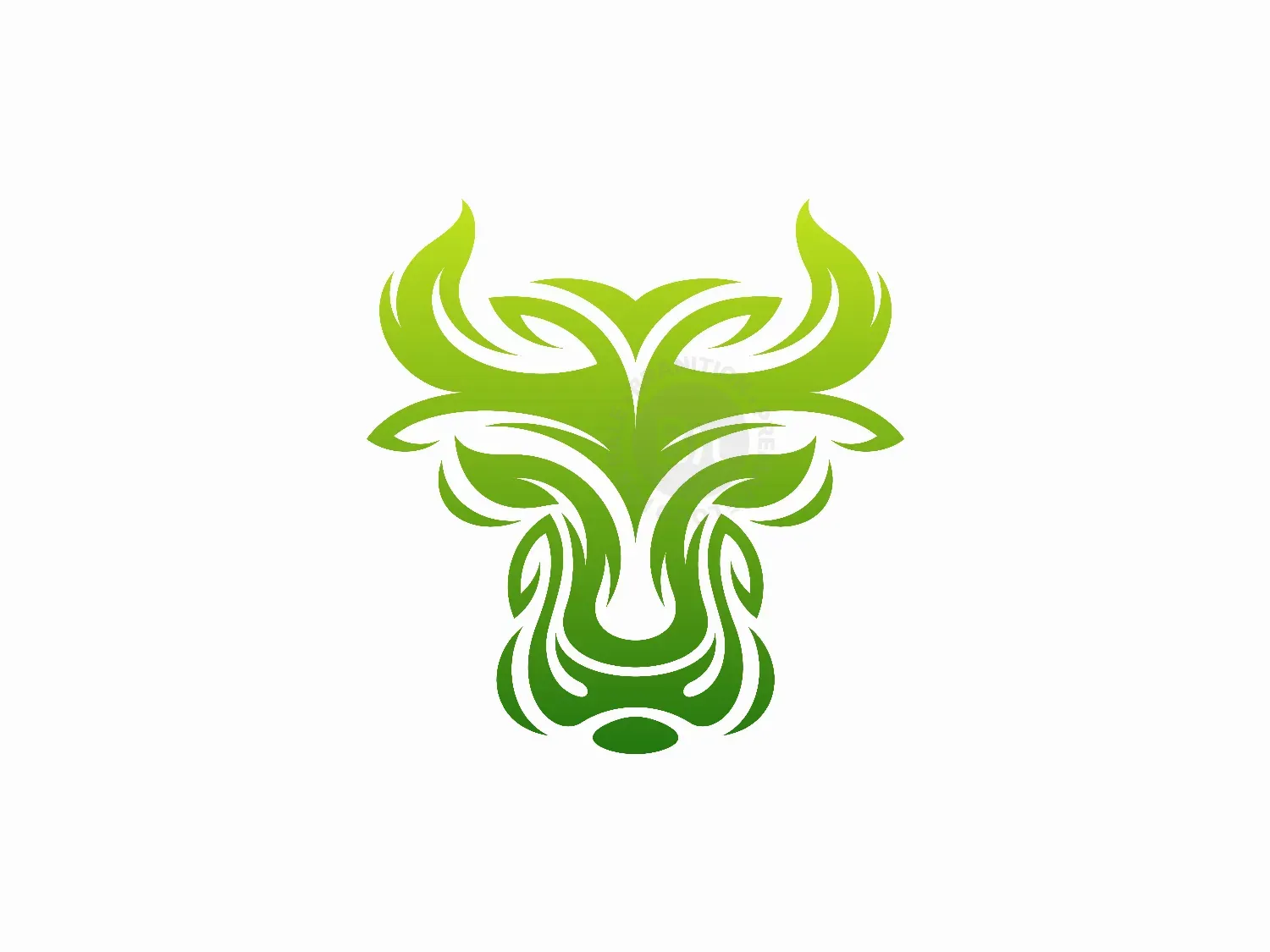 Bull Leaf Ecology Nature Logo