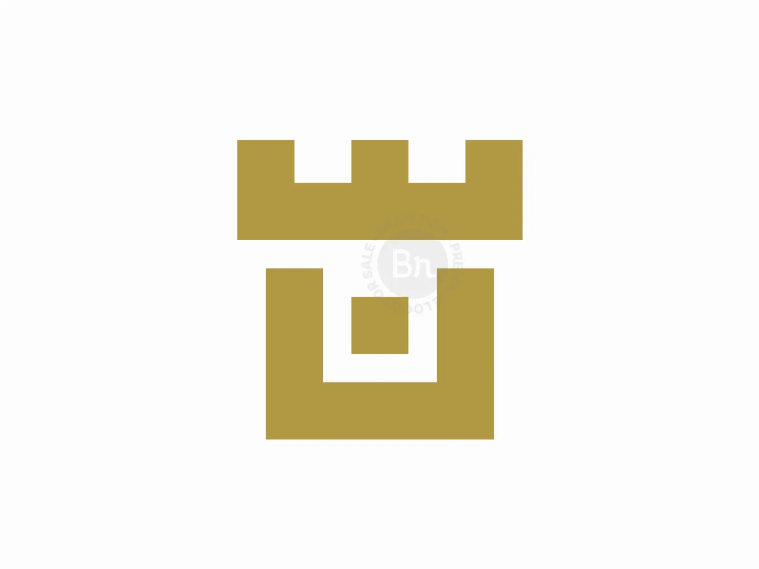 u letter logo 22