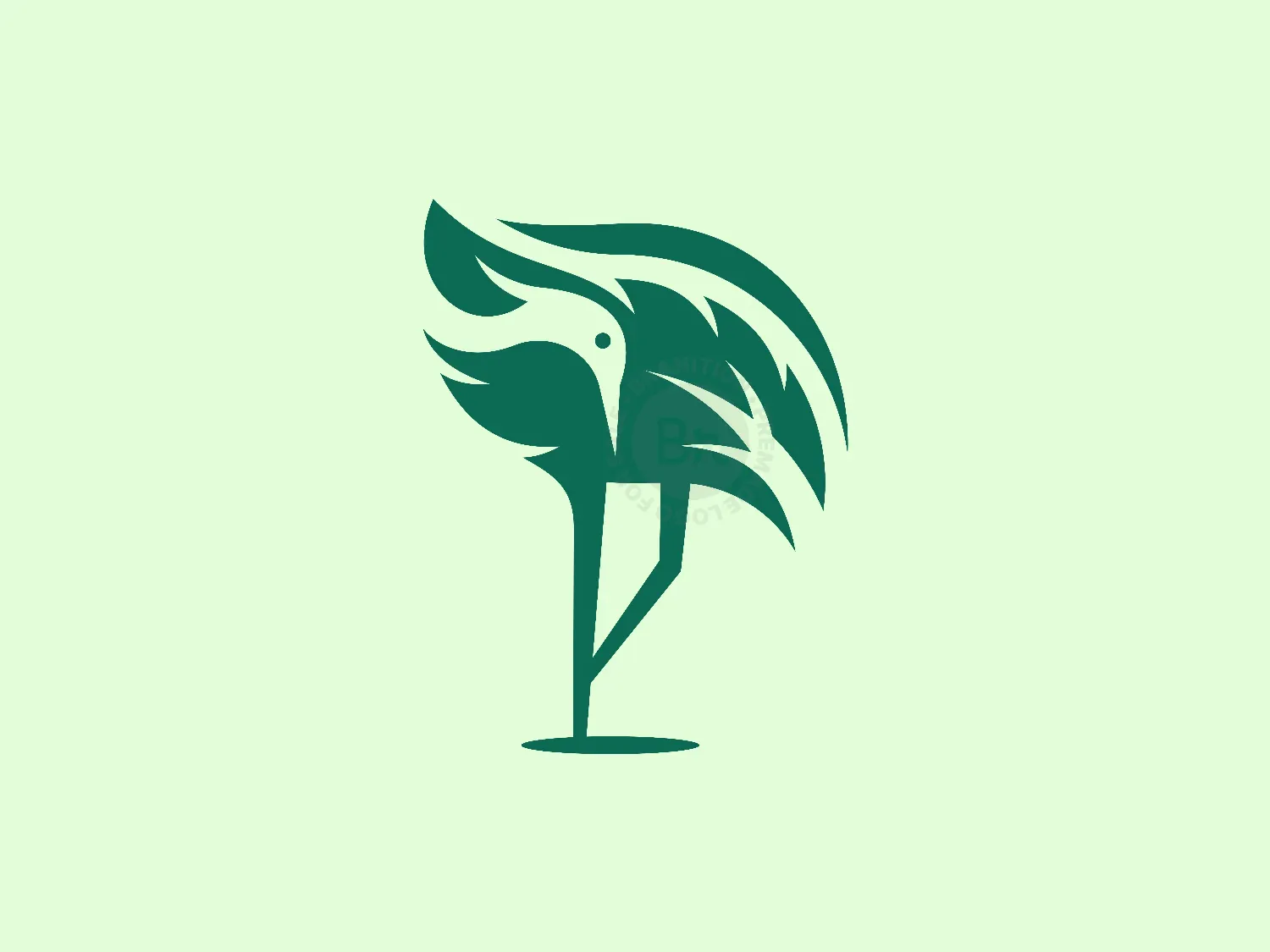 Heron Leaf Ecology Logo