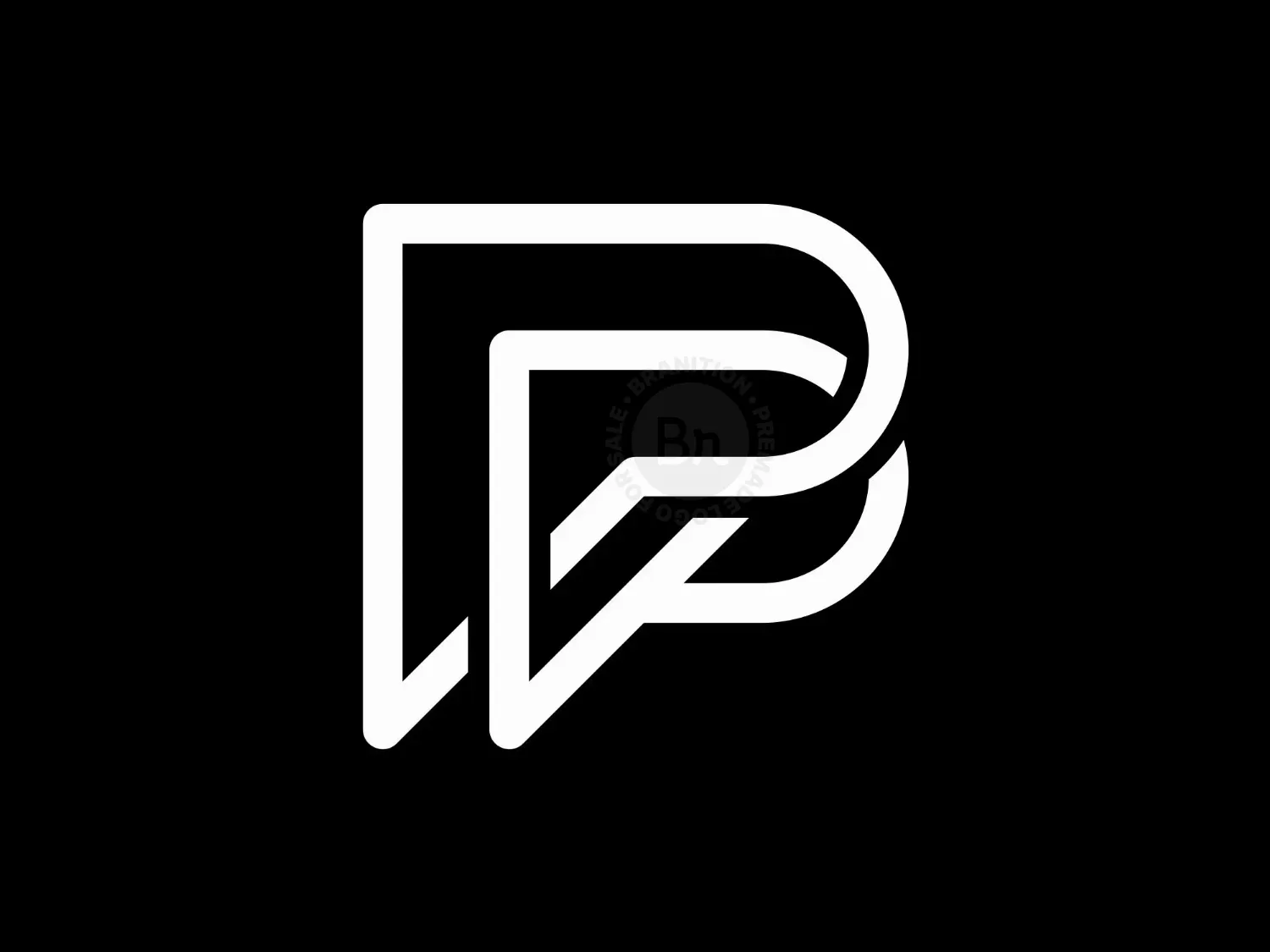 Letter Pp Or Pb Logo