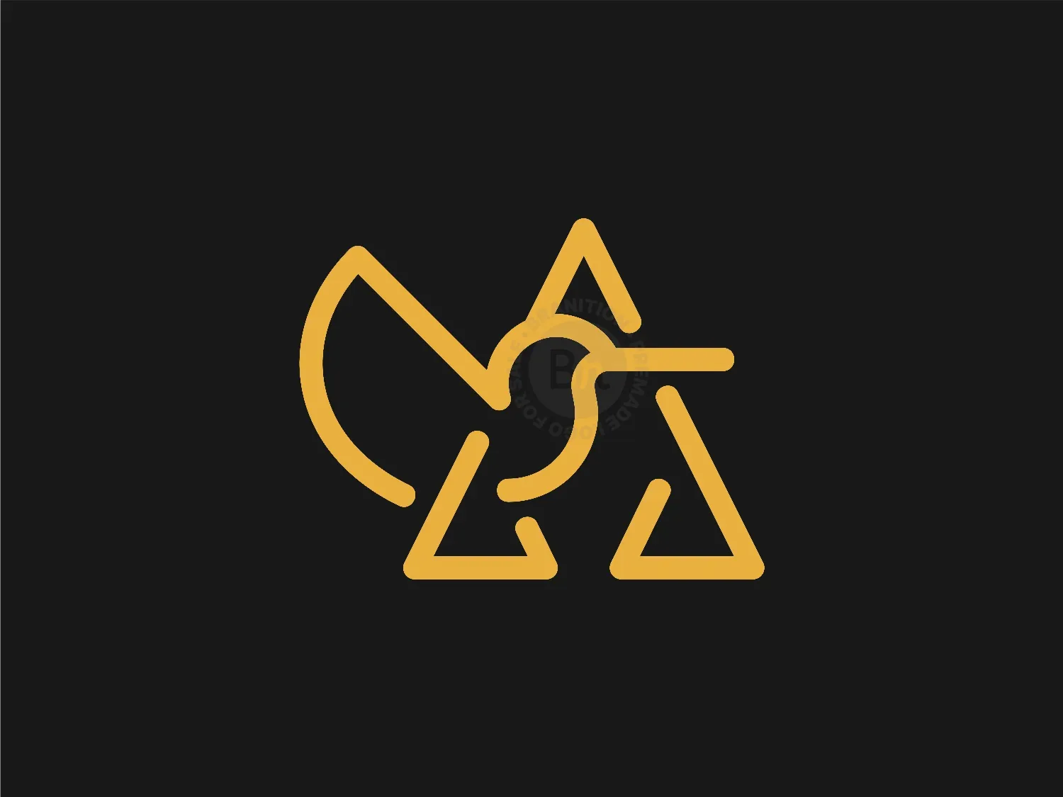 Letter A Bird Logo