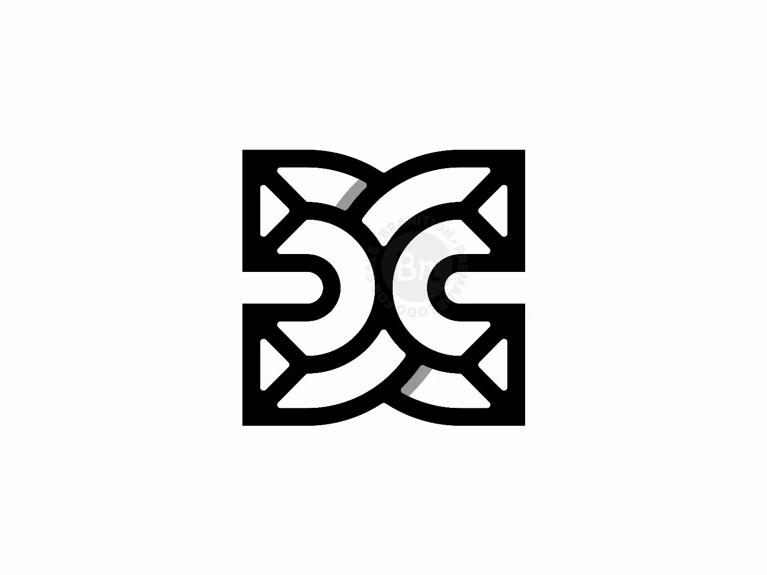 Letter C Double Logo