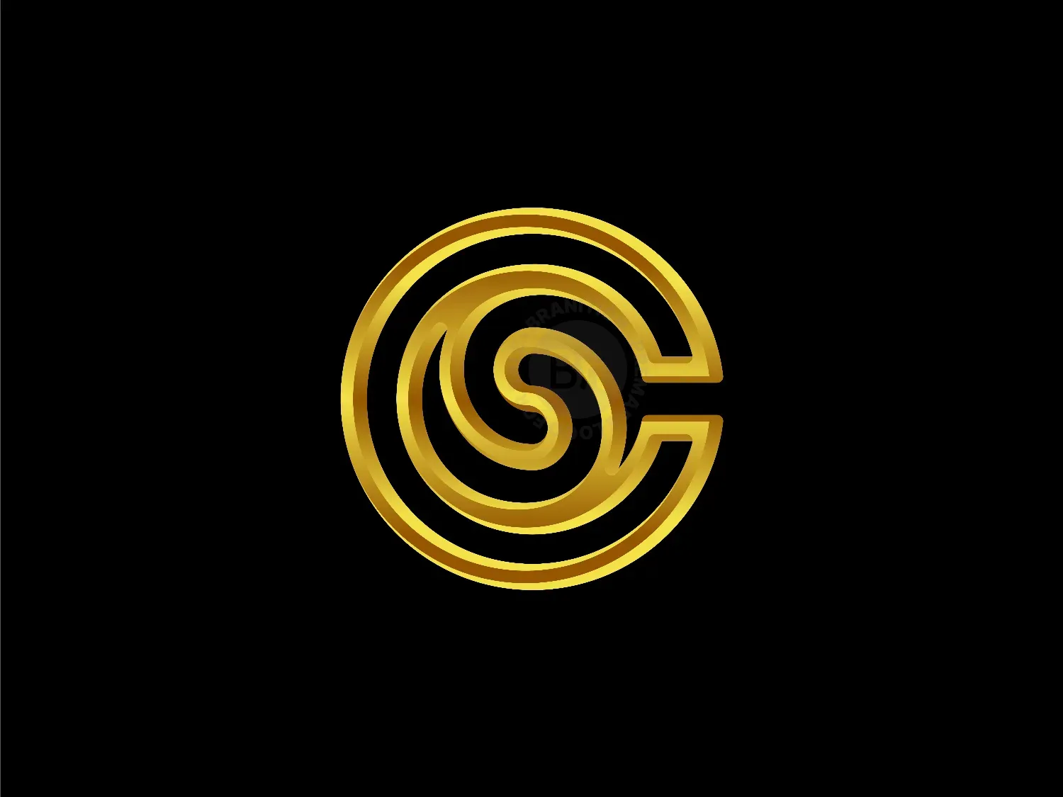 Letter CS SC Logo