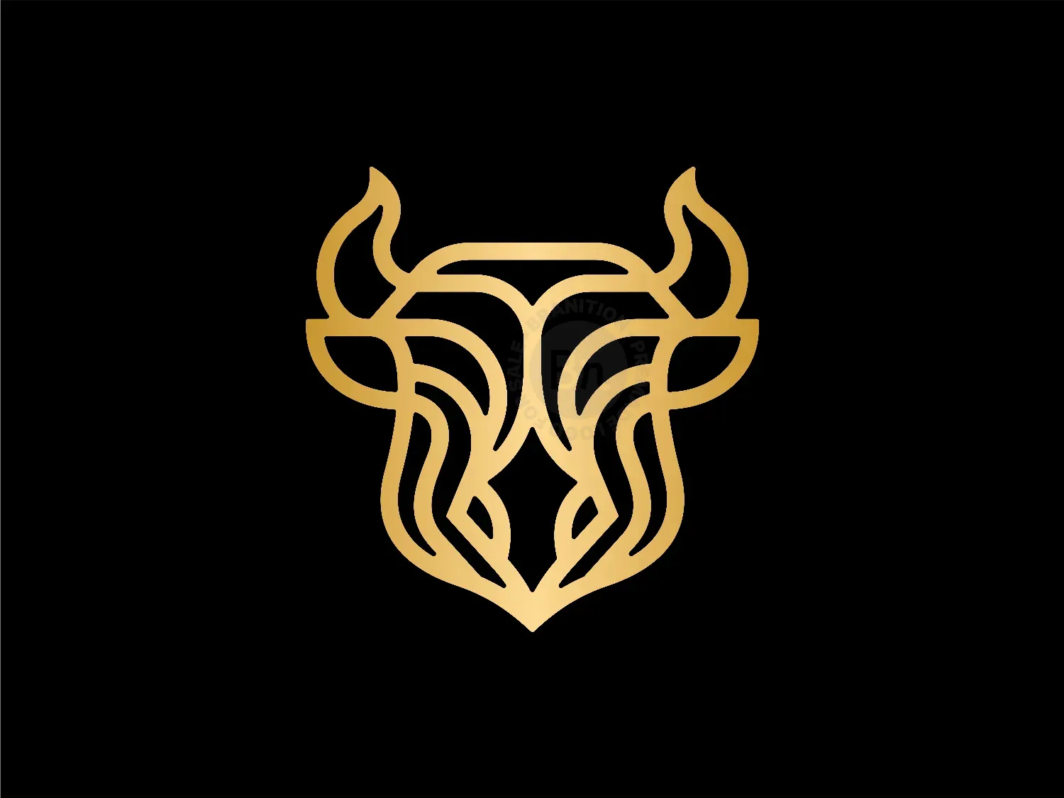 Bull Shield Luxury Logo