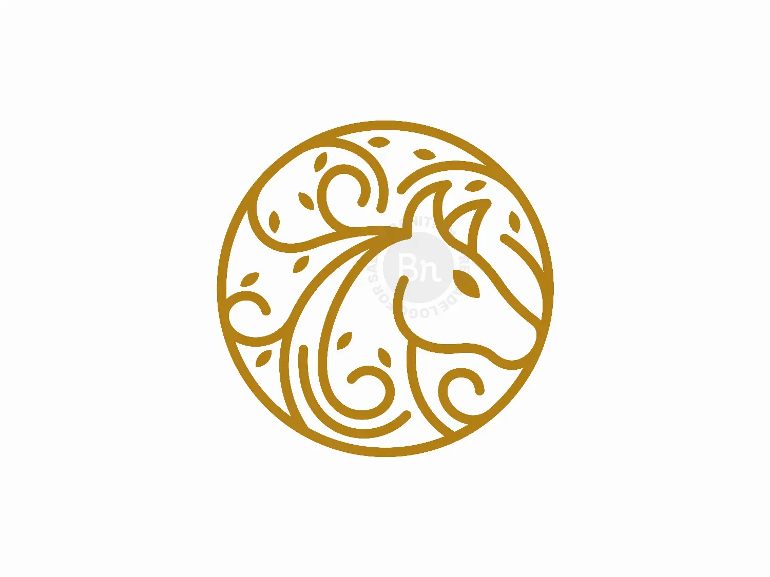 Horse Leaf Logo