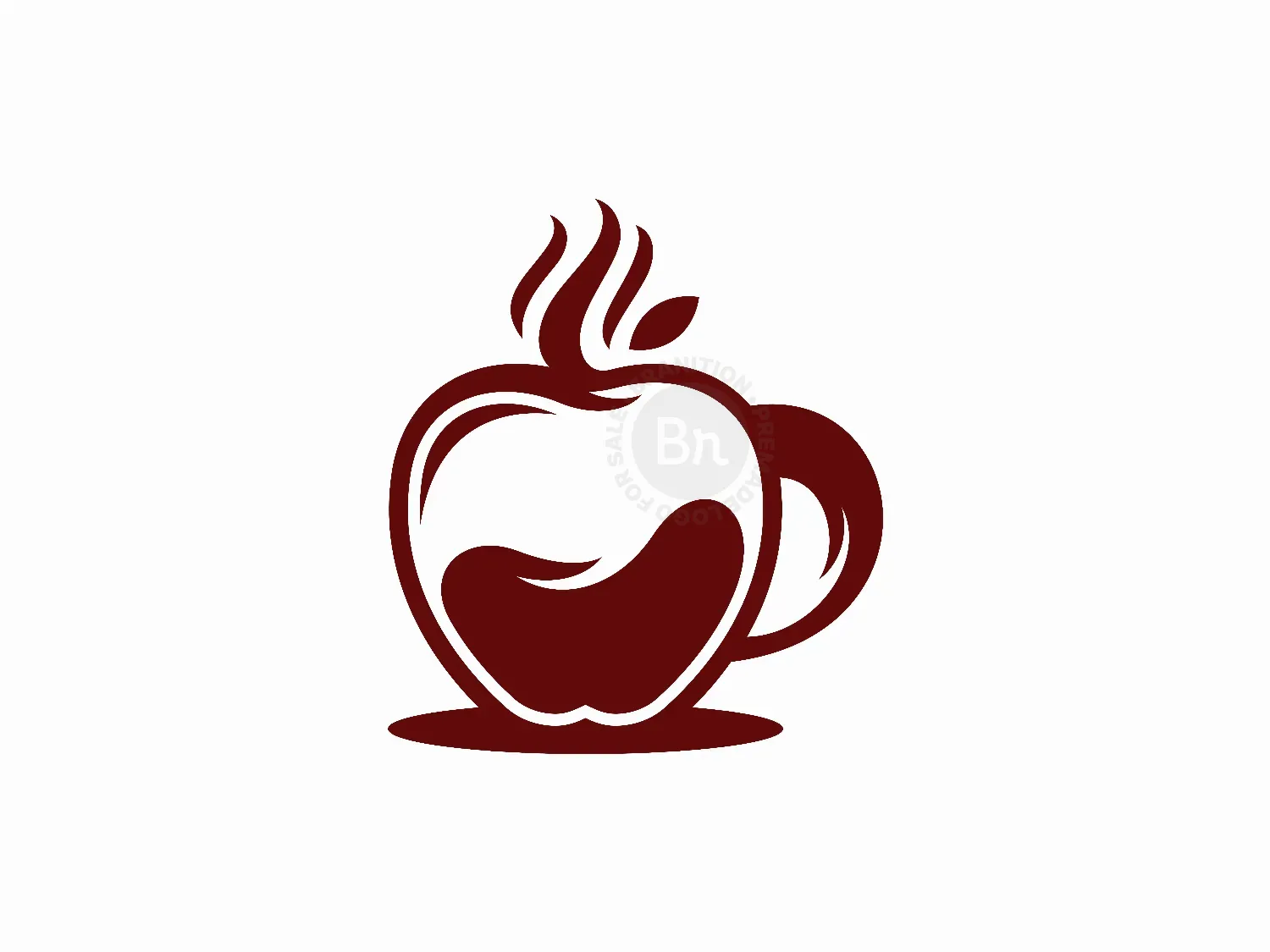 Apple Mug Coffee Logo