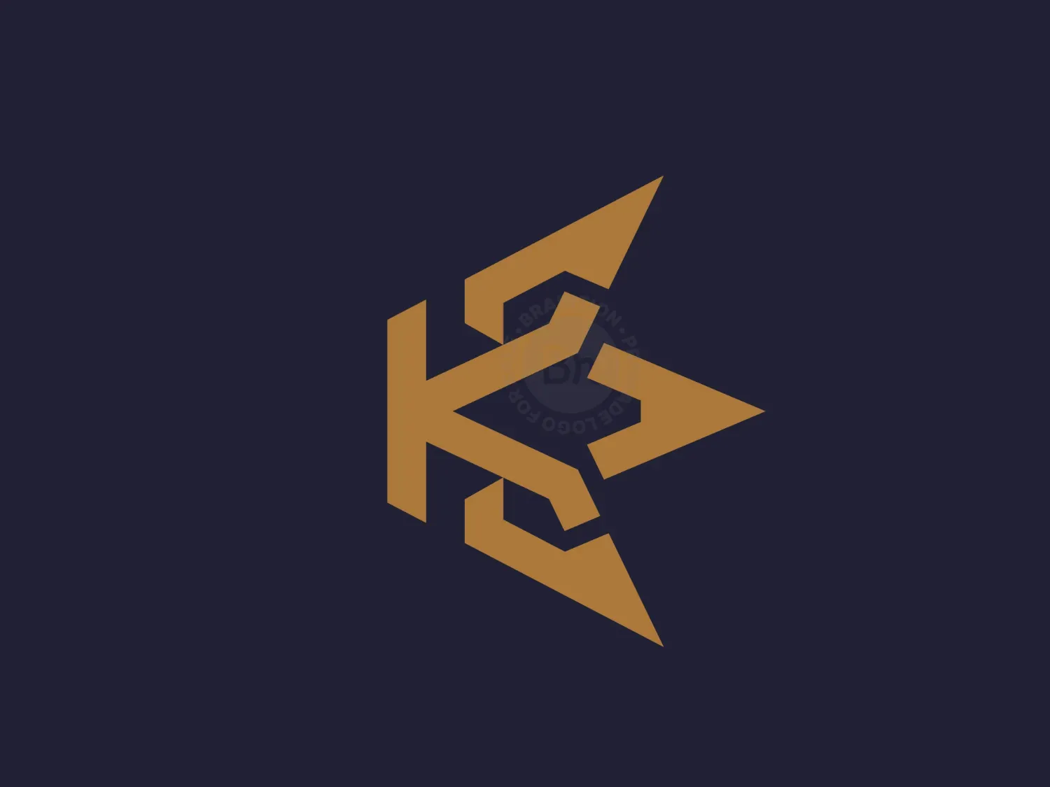 Letter K Crown Logo