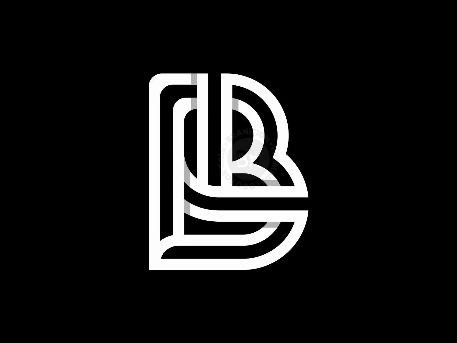 abstract b logo 40