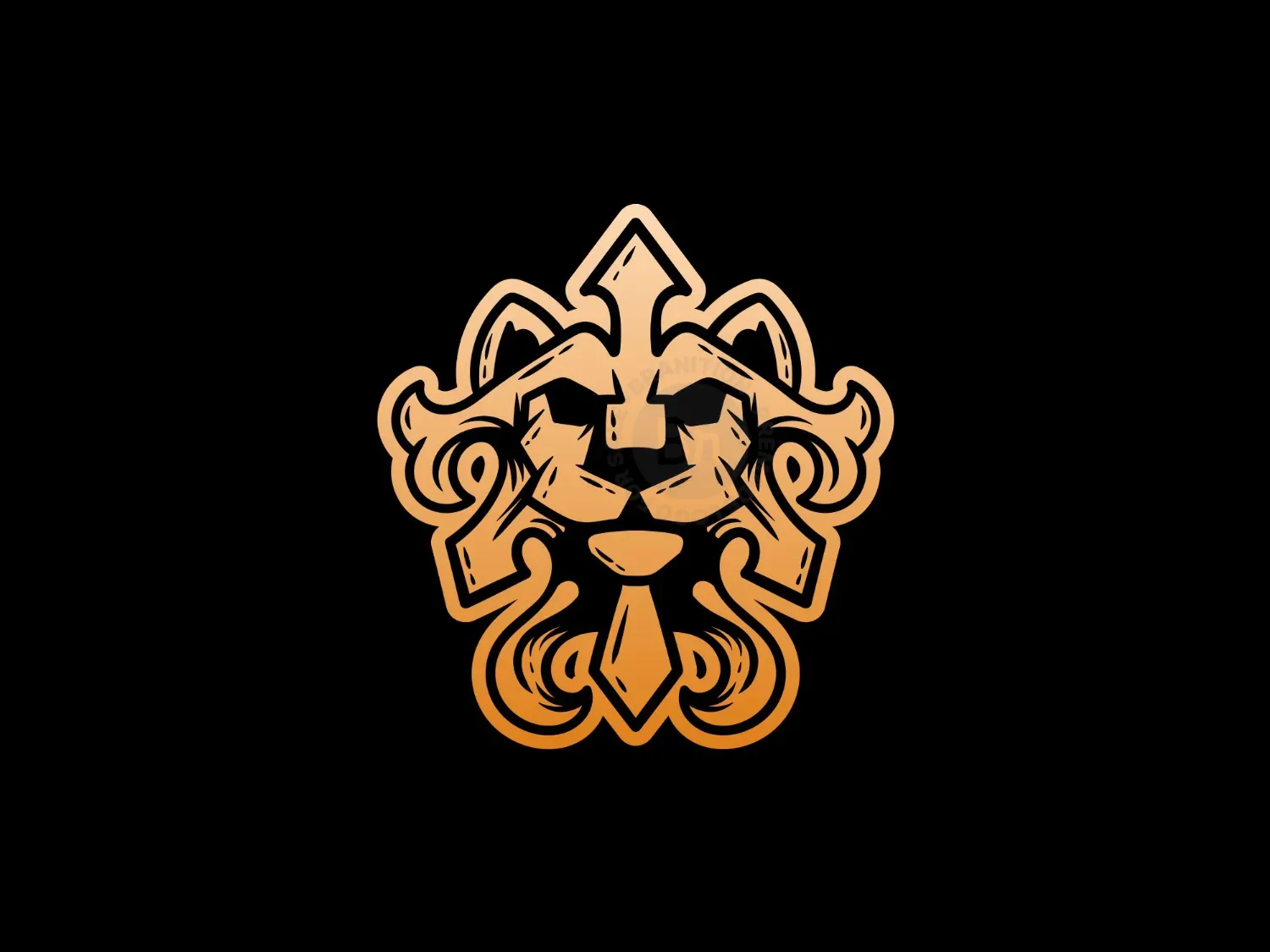 gold lion logo 18