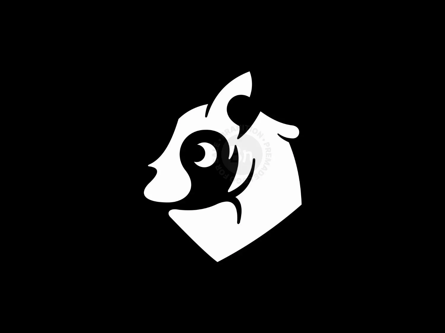 Raccoon Head Logo