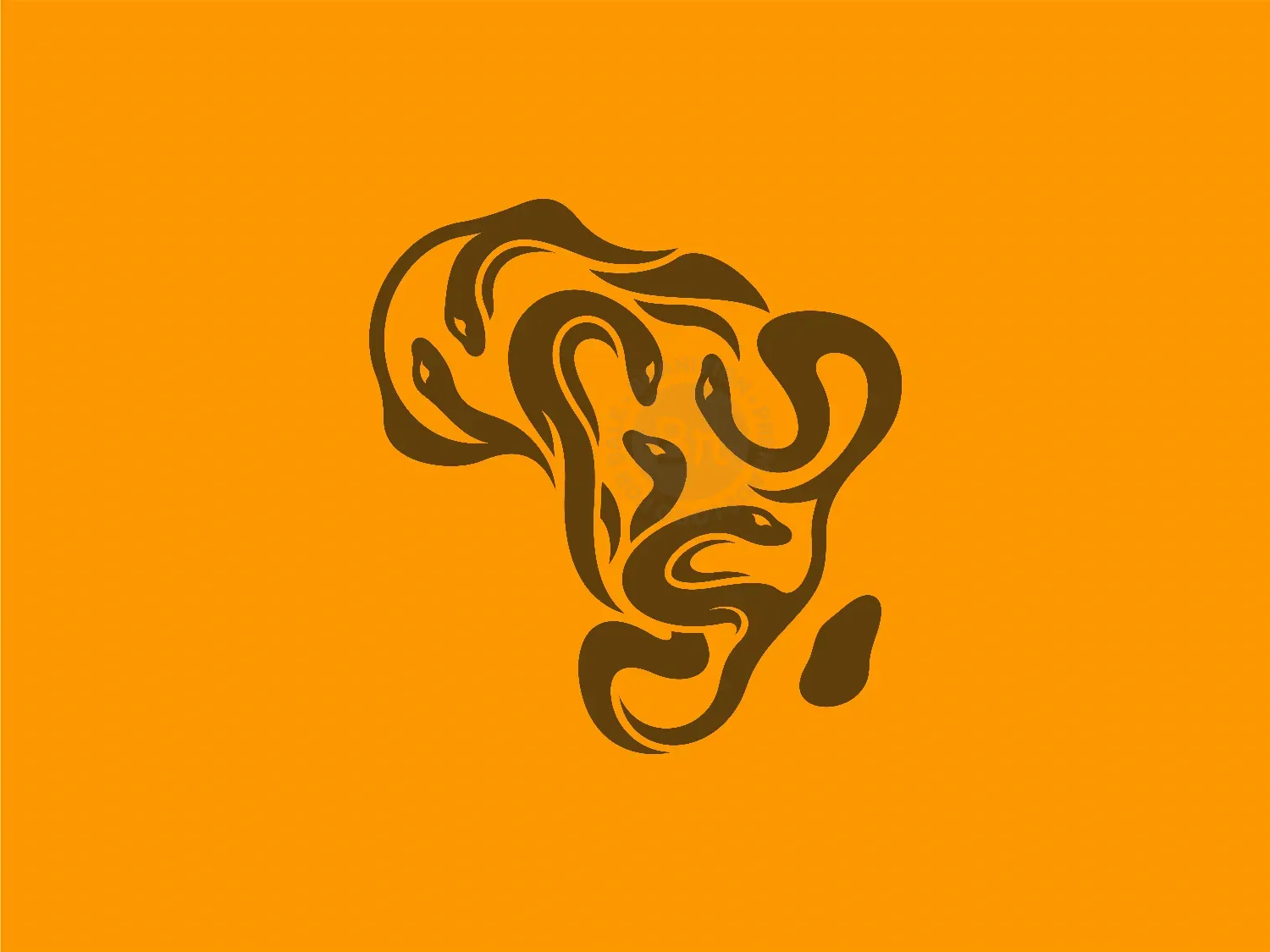 African Snake Logo