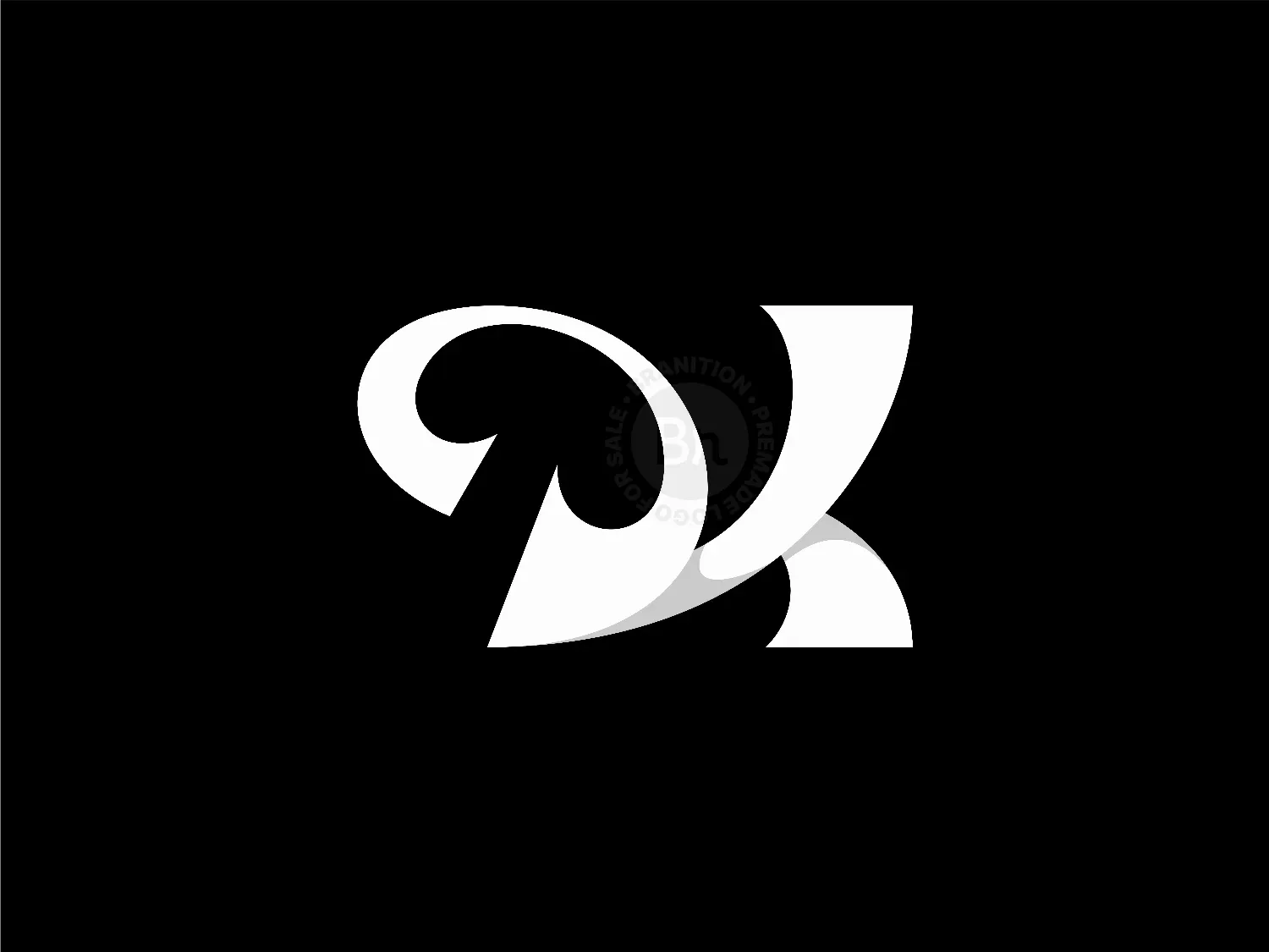 Letter K Geometric Logo