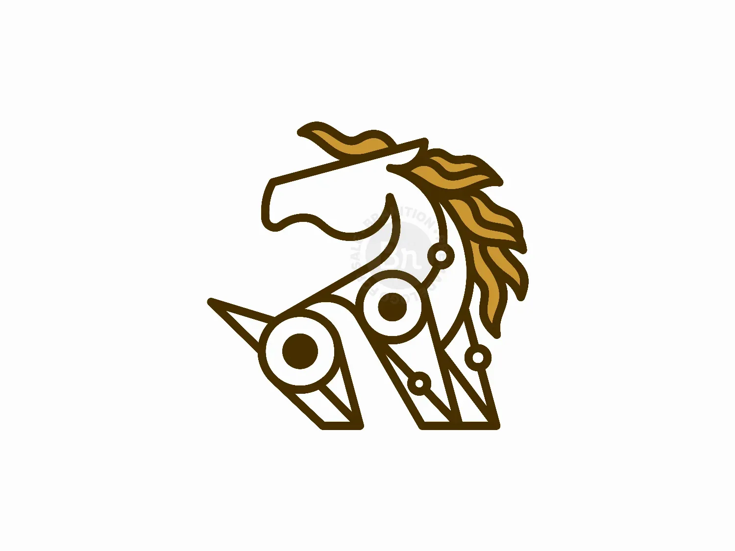 Horse Modern Logo