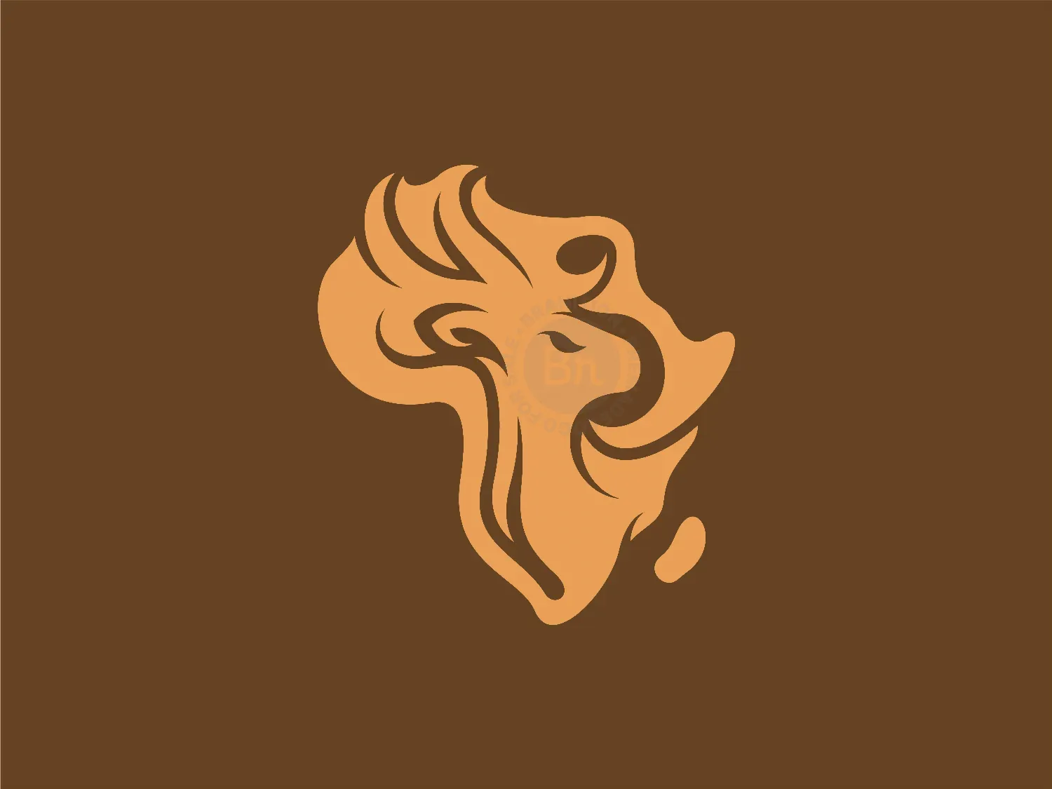 African Deer Logo