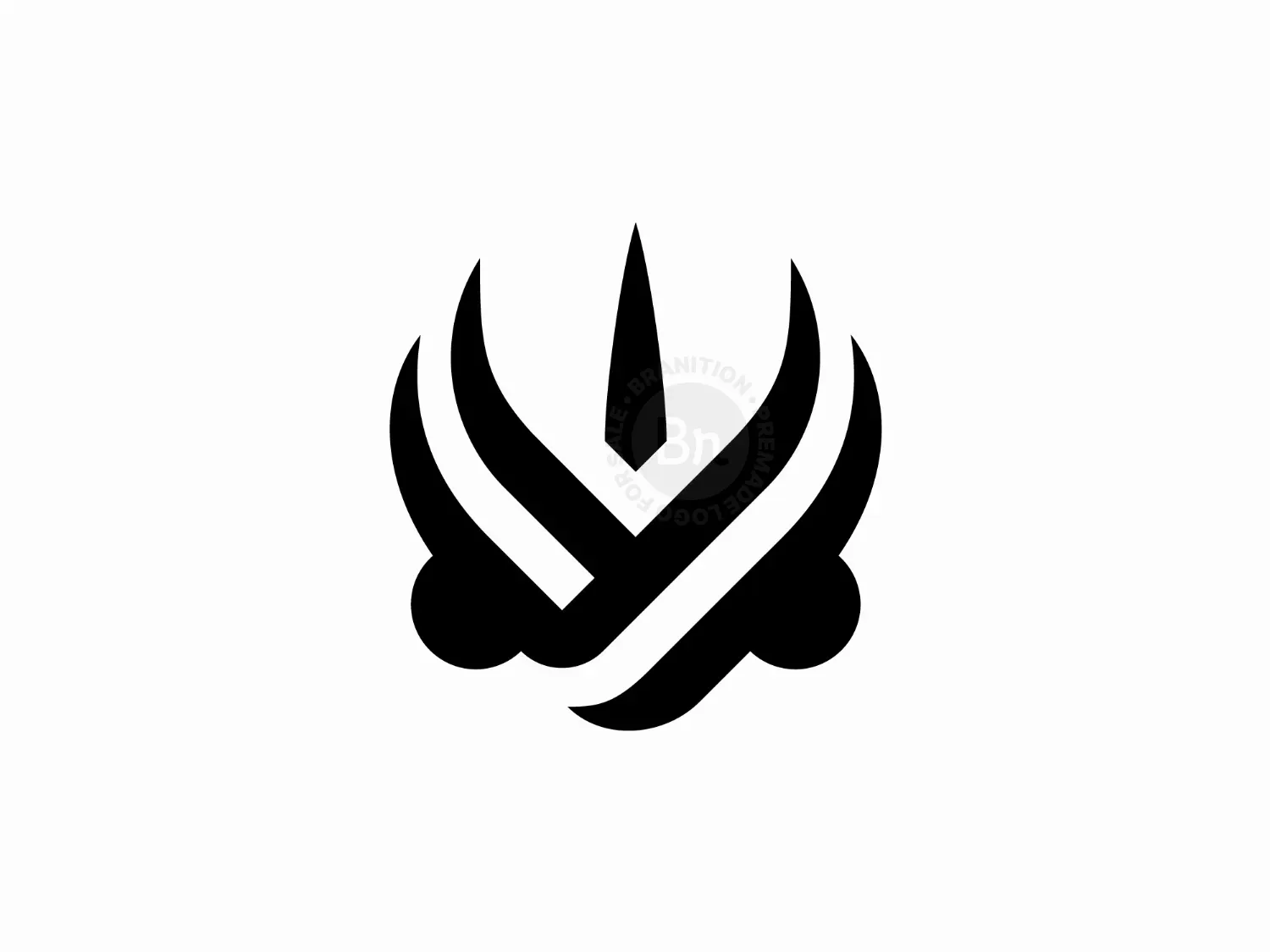 V Owl Trident Logo