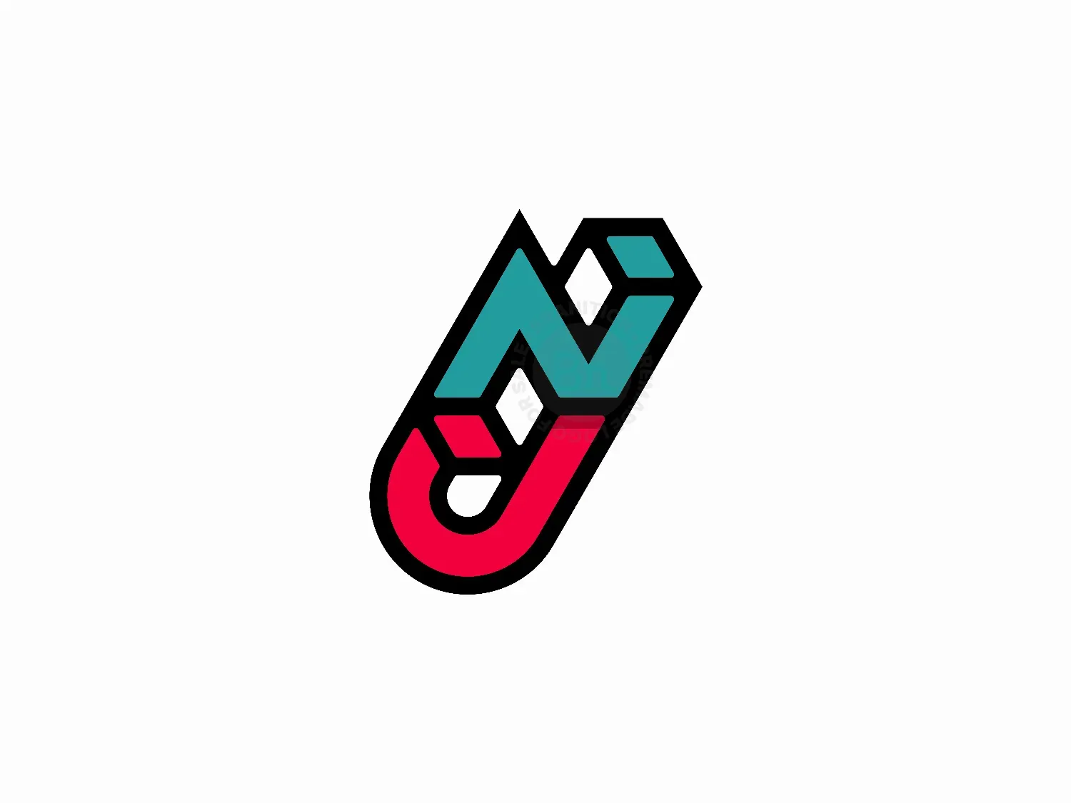 jn letter initial logo 2